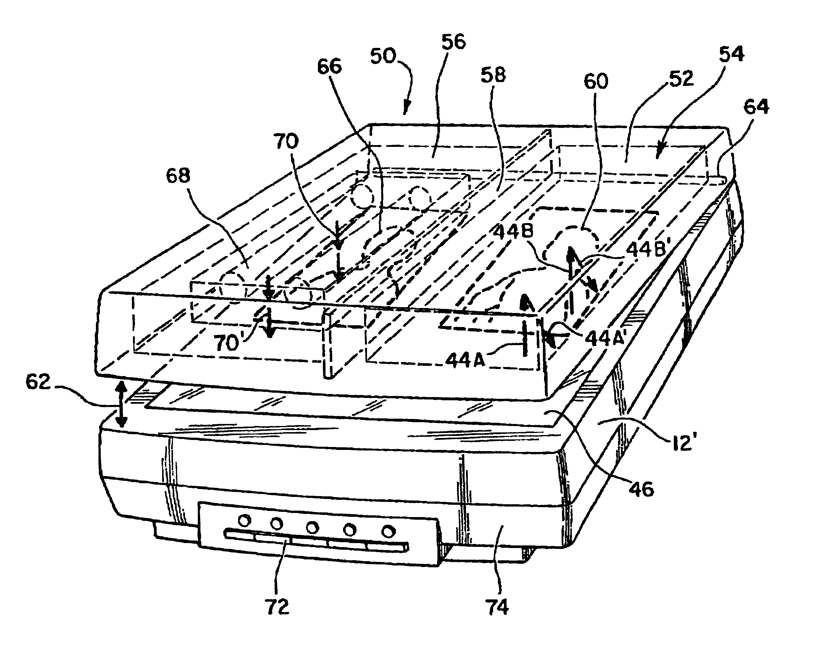 Scanner device having a sheet handling path with a reduced bending angle