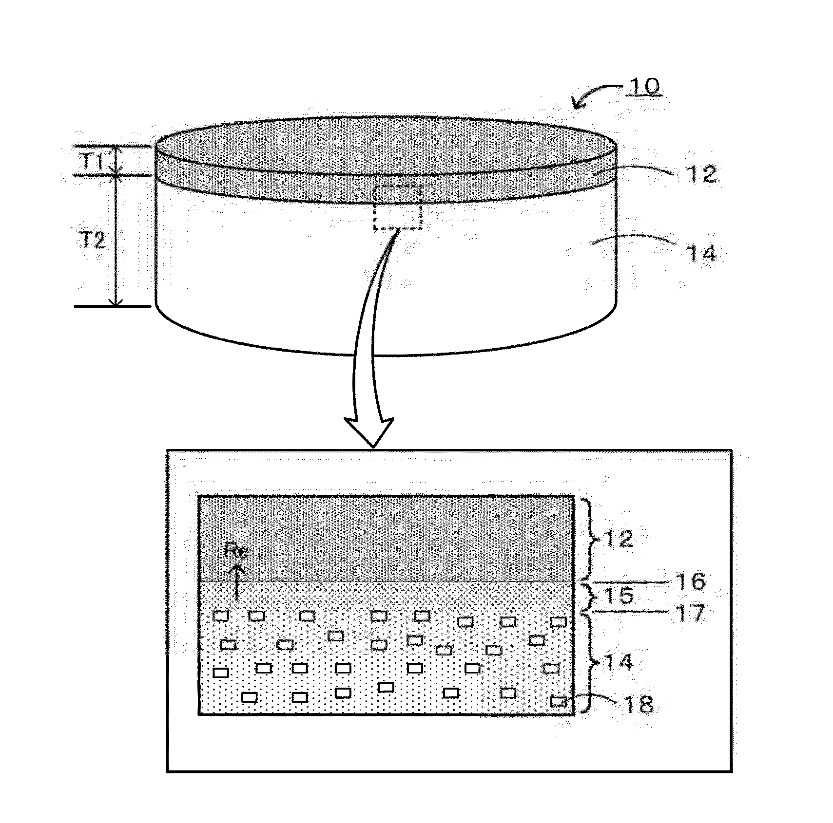 Laminated structure, member for semiconductor manufacturing apparatus, and method for producing laminated structure
