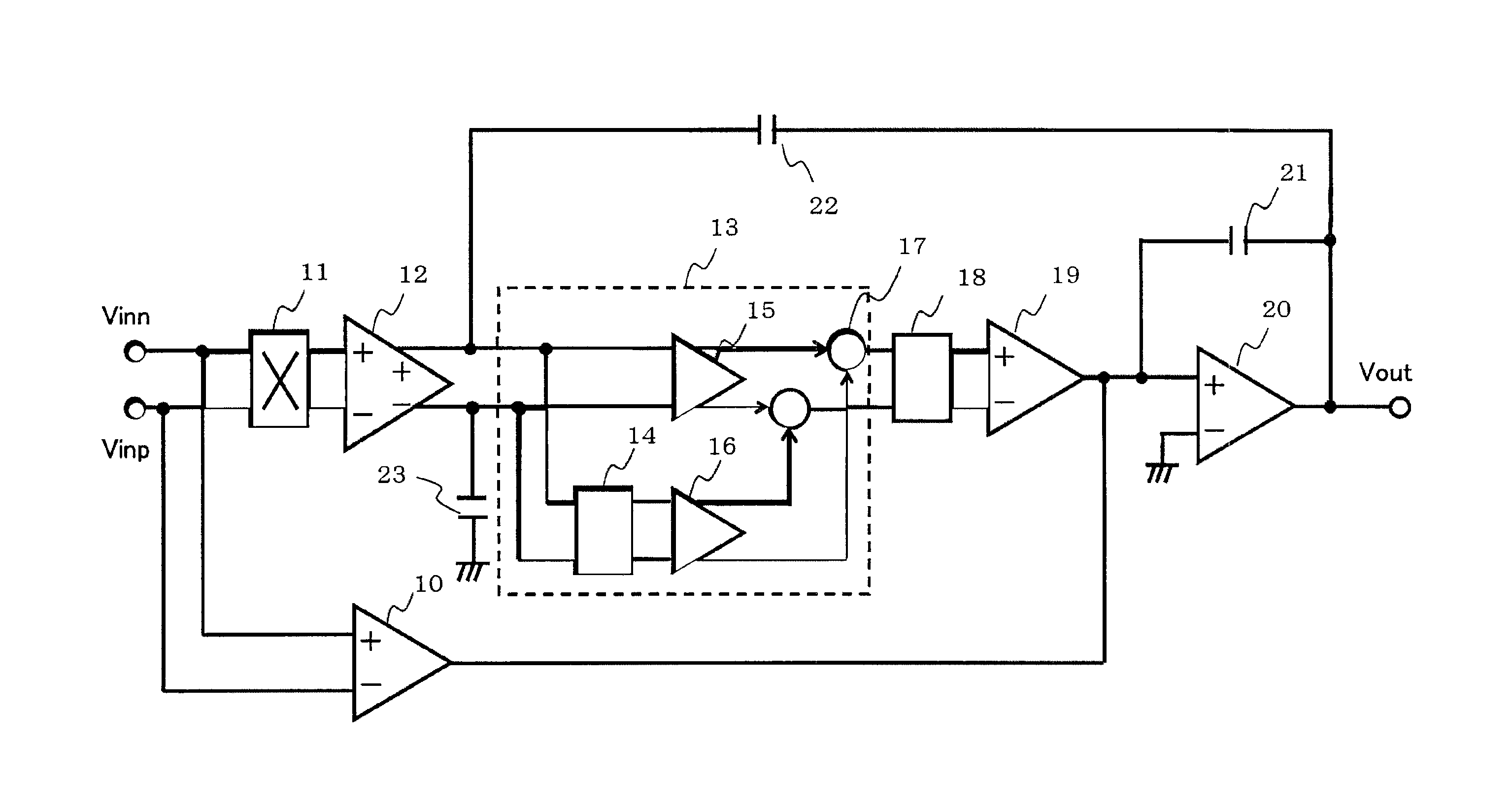 Operational amplifier circuit