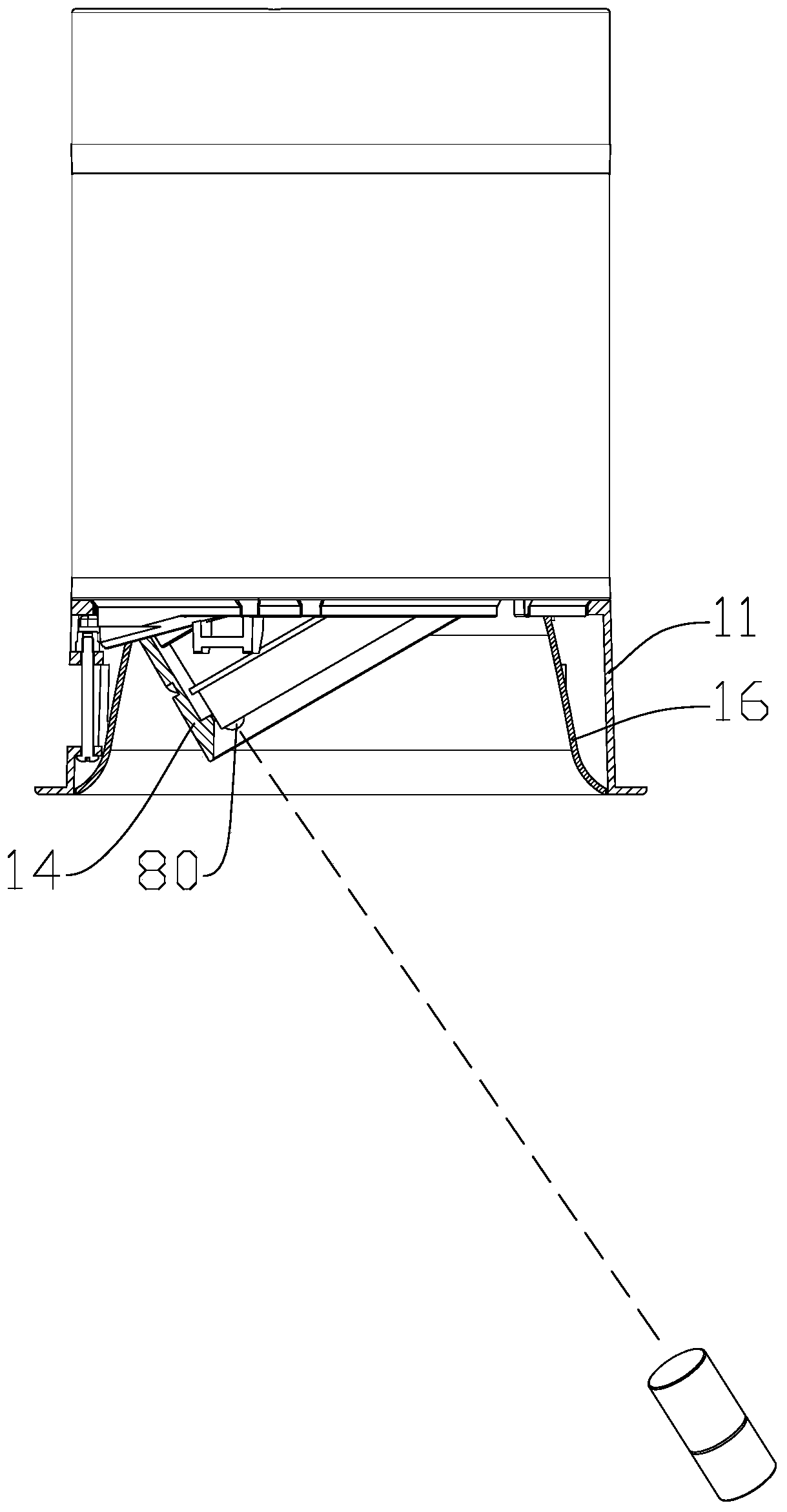 Intelligent object tracking lamp and control method thereof