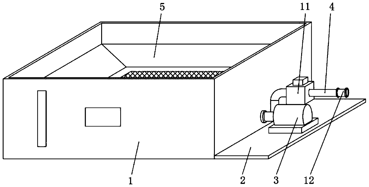 Pressure type air conditioner automatic drainage device