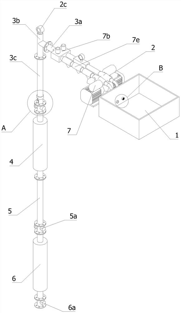 On-site penetration test device and test method for building foundation
