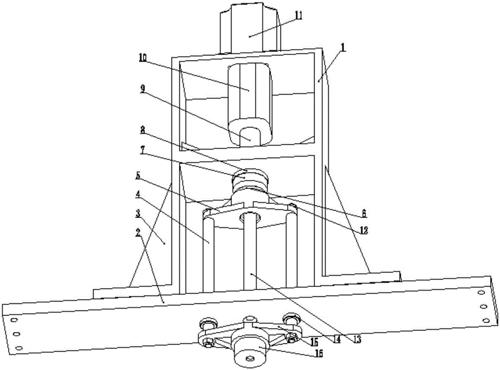 Loading system for applying vertical loads based on geotechnical centrifuge