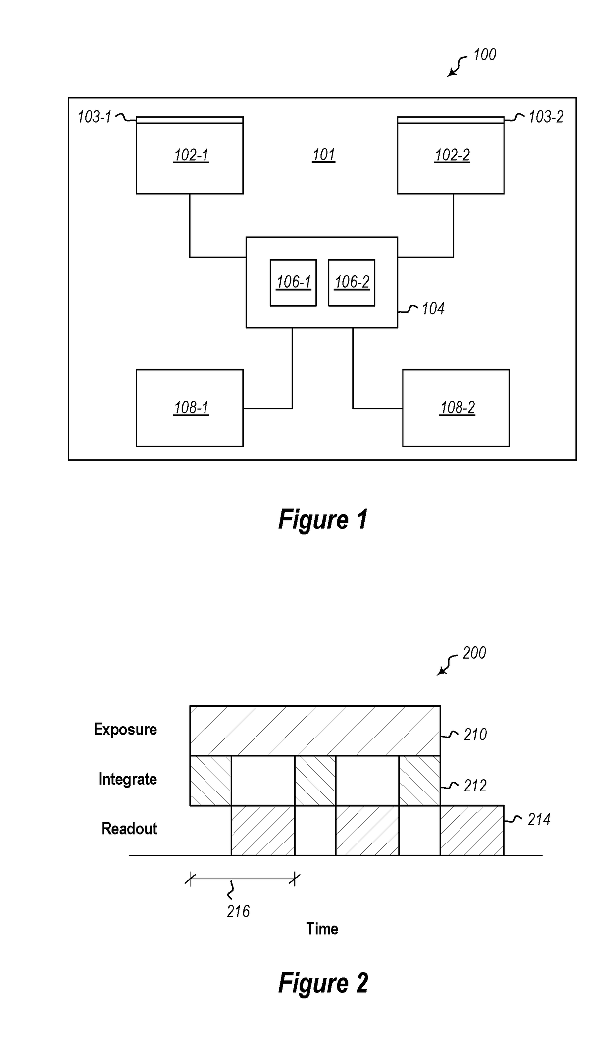 Systems and methods for interleaving multiple active camera frames