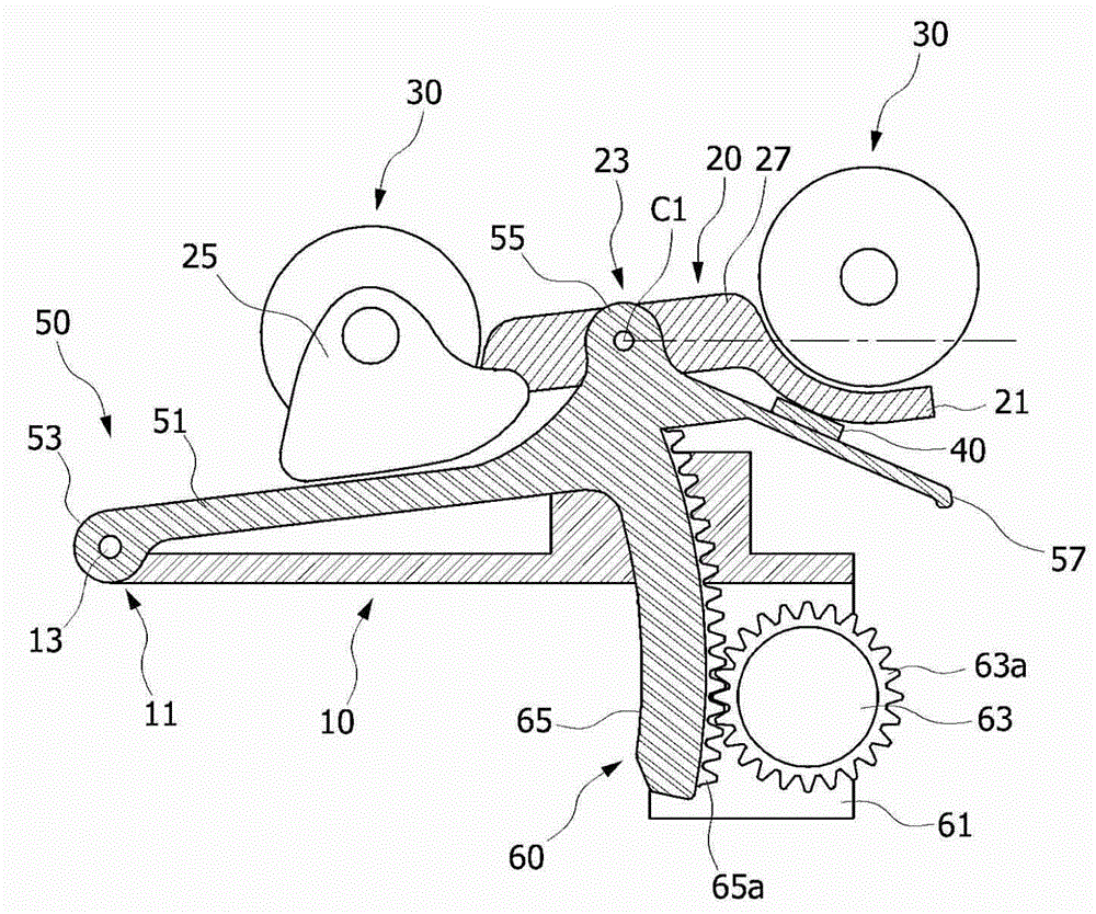 Probe structure for thermotherapy device