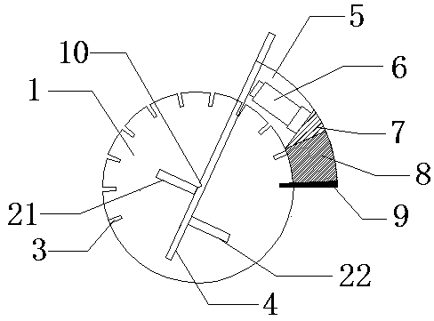 Medium-thickness steel plate bending device and using method thereof as well as application in steel plate machining