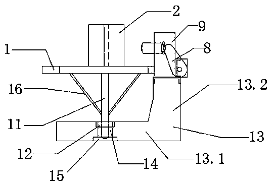 Medium-thickness steel plate bending device and using method thereof as well as application in steel plate machining