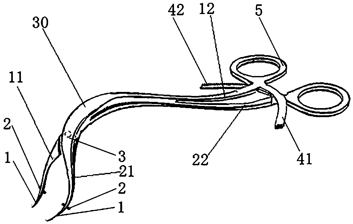 Mandibular angle fracture reduction forceps