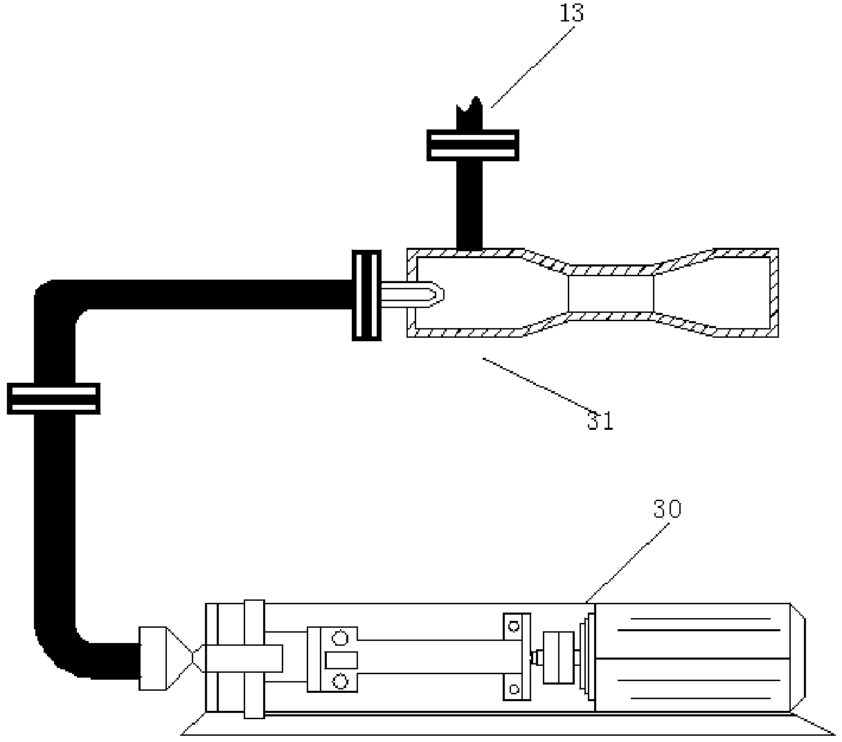 Rapid thermal excitation exploitation device for natural gas hydrate
