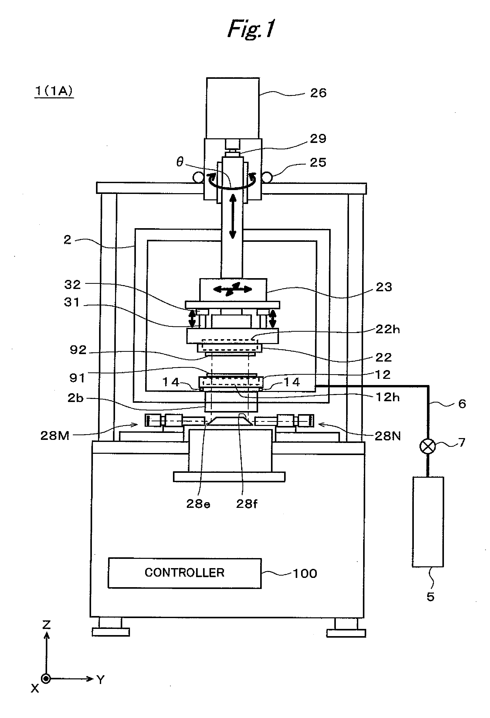 Pressure application apparatus and pressure application method