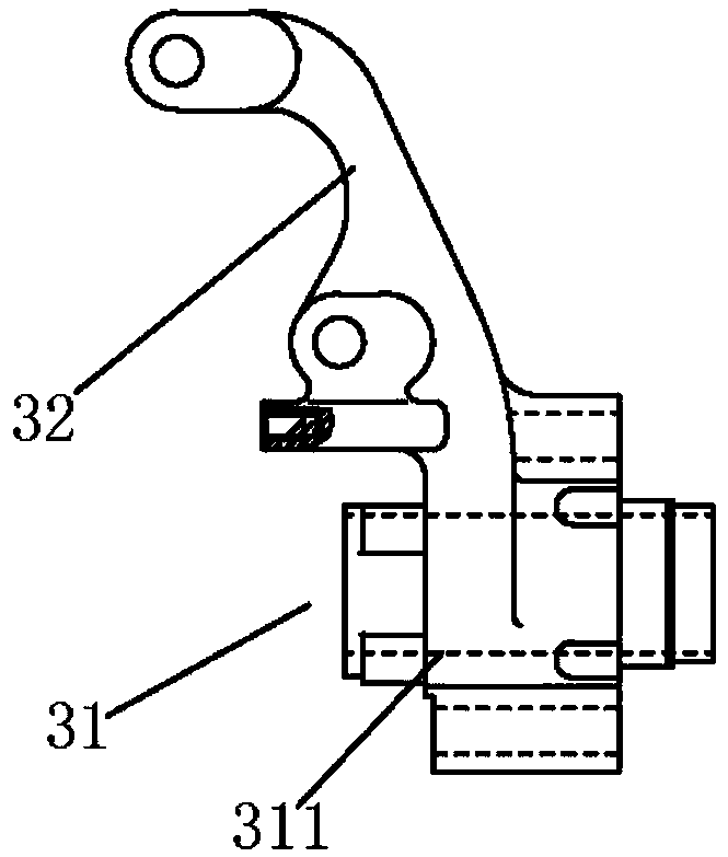 Vehicle air chamber bracket fixing fixture