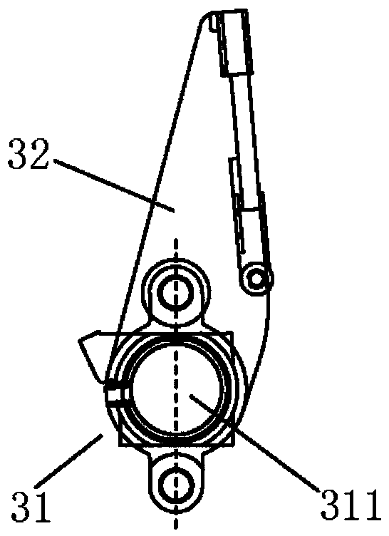 Vehicle air chamber bracket fixing fixture