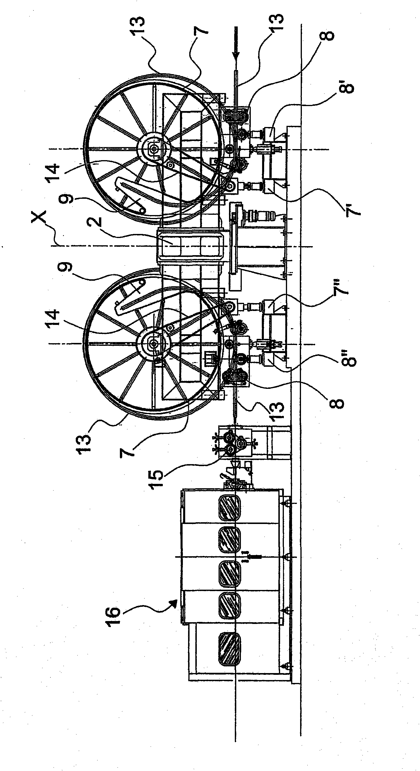 Tube coiling/decoiling machine and relative process