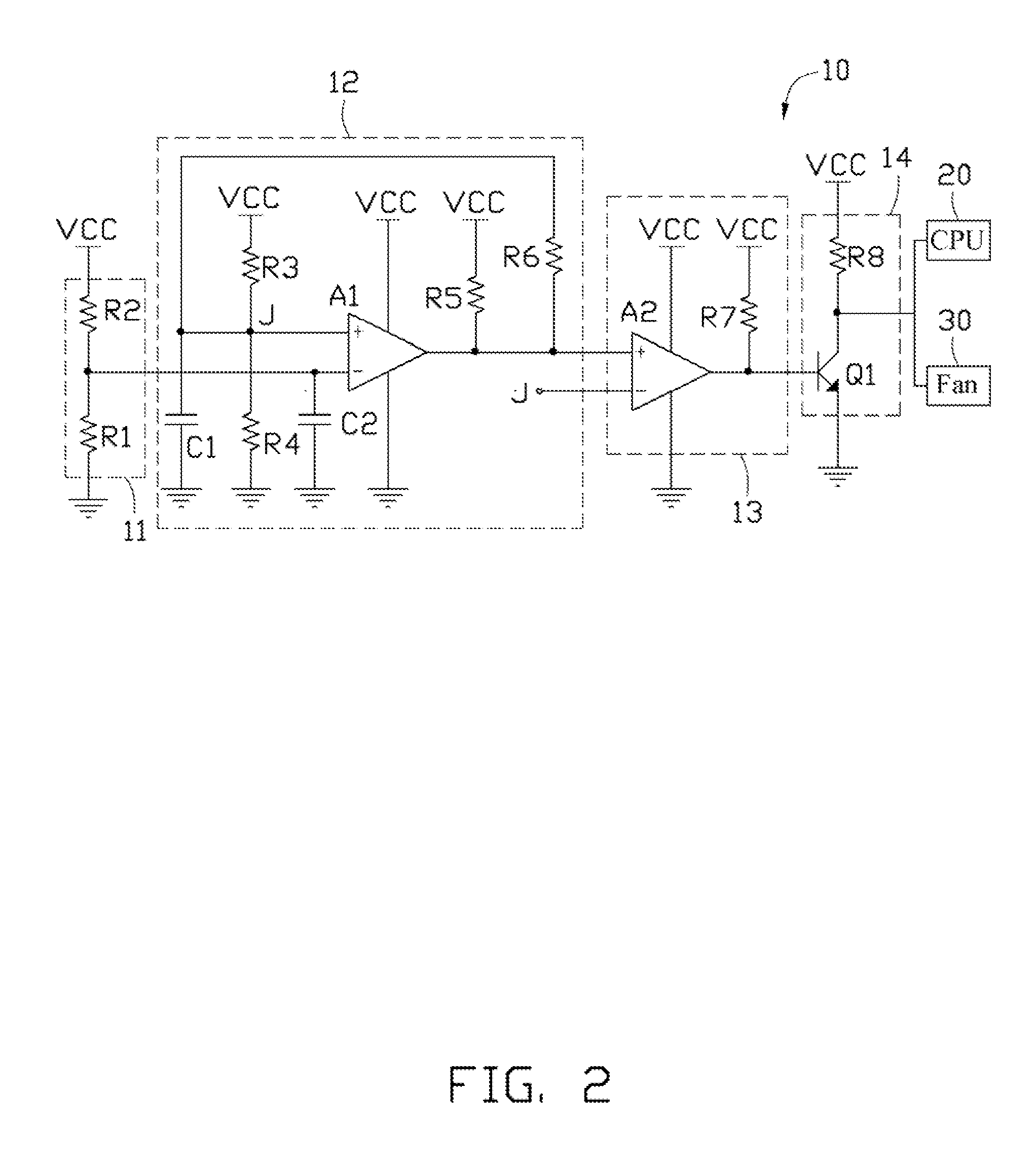 Thermal protection circuit and electronic device