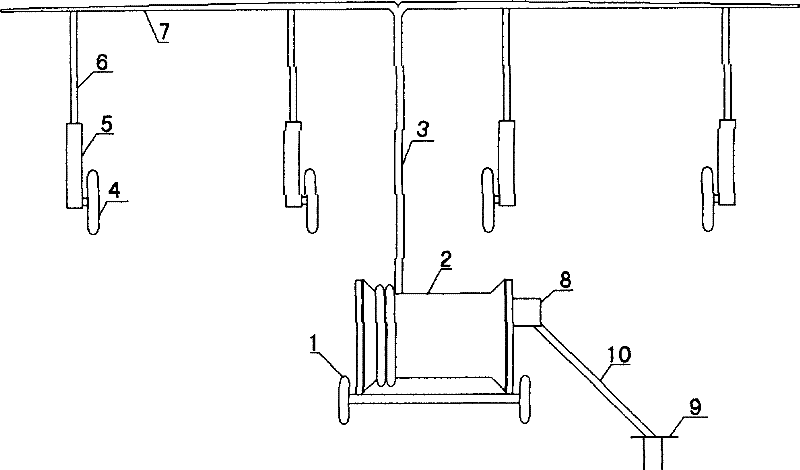 Large water-driven electrically-controlled micro-spray irrigation unit