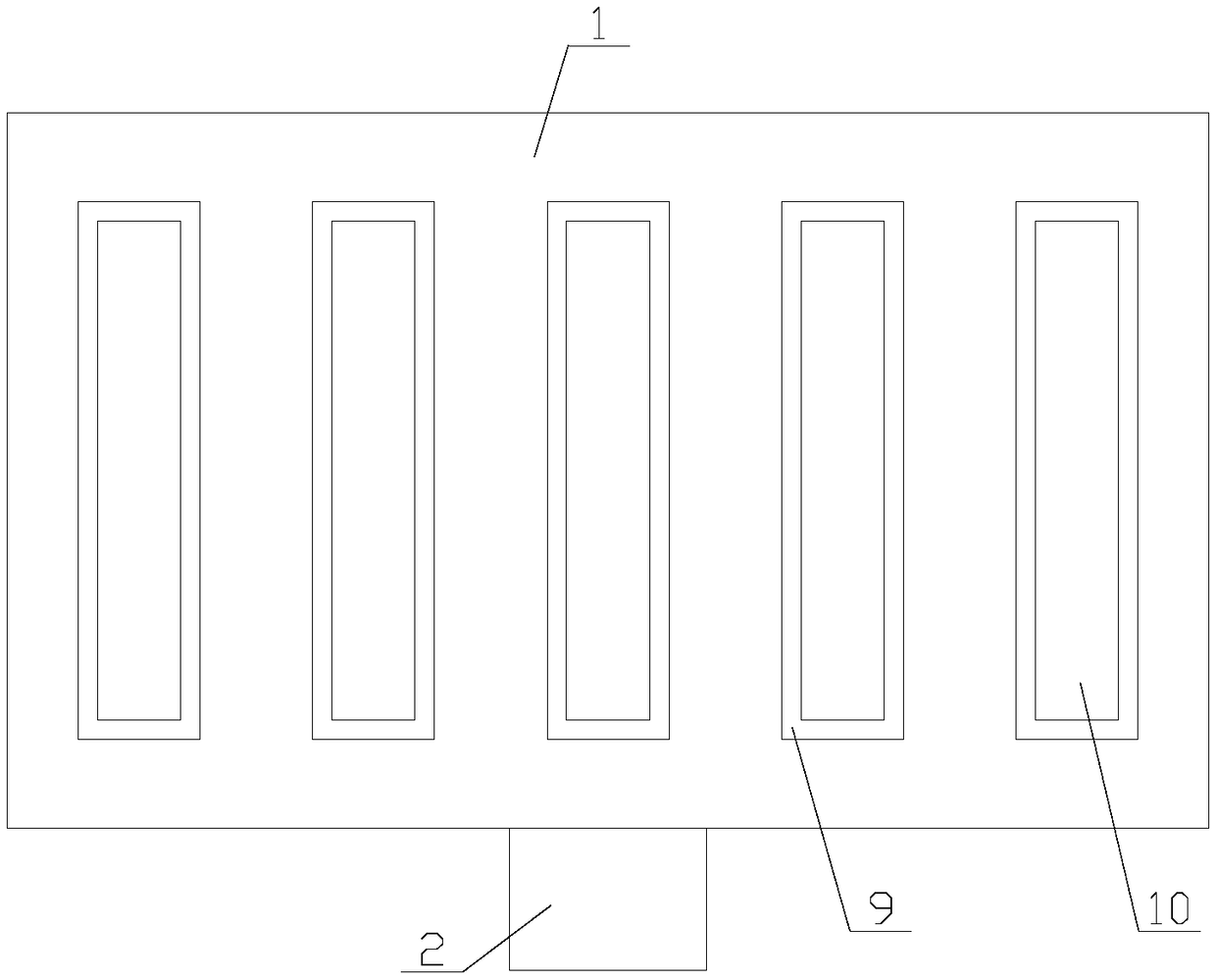 Placing box convenient for placing syringe