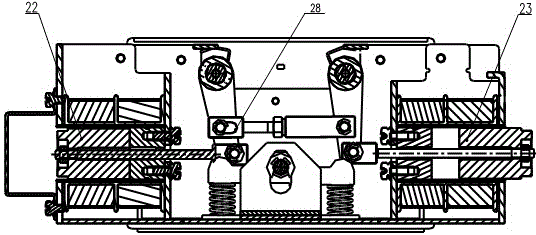 A high-speed transfer switching device