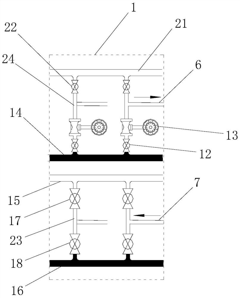 Oil well induced flow system and induced flow process