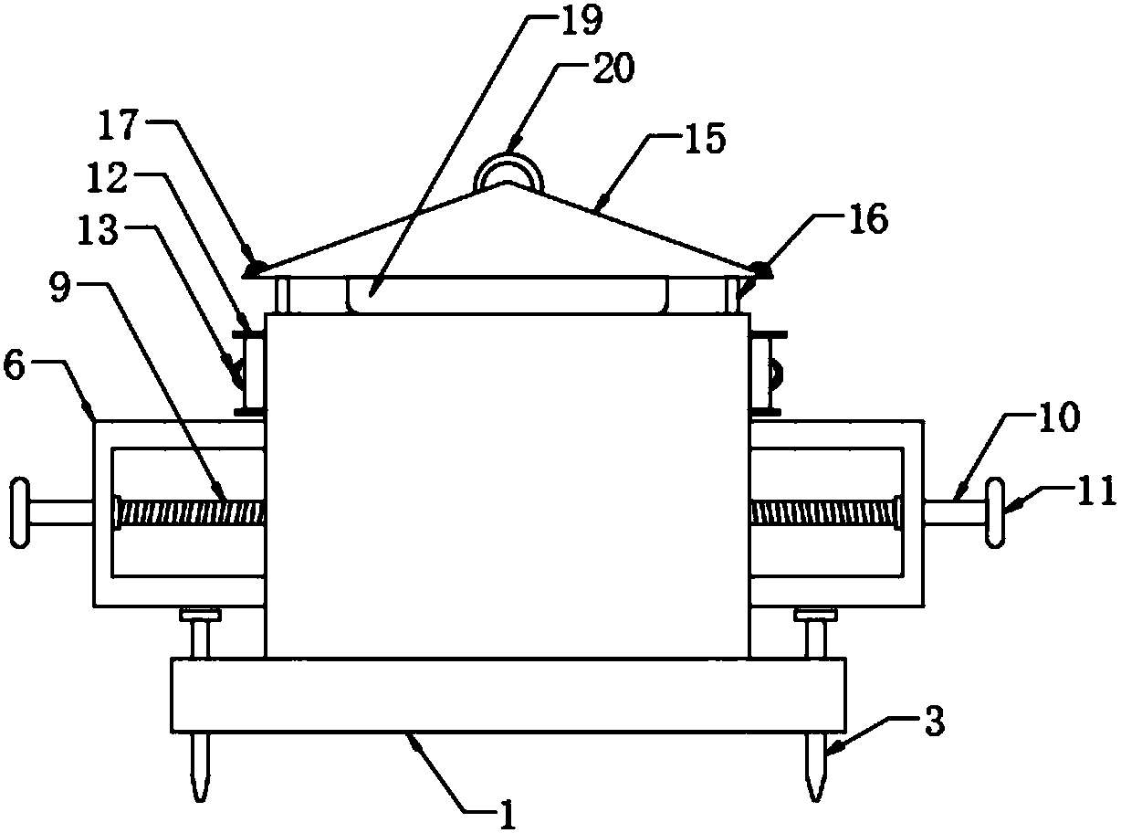 Safety protection device for wellhead of pumping unit