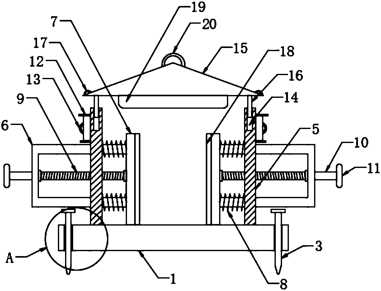 Safety protection device for wellhead of pumping unit