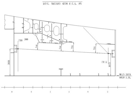 Positioning, assembling and welding method for ship stern thrust equipment