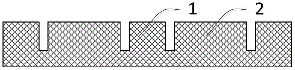 A kind of photoresist wall forming method