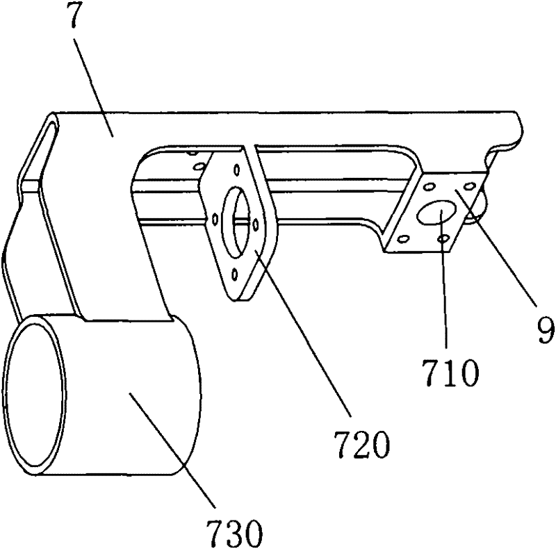 Brush-type spraying device for concrete sprayers