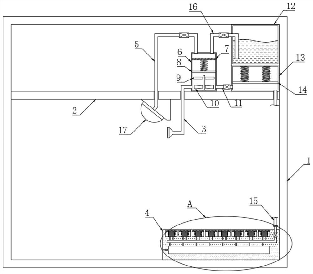 Small breeding coop with epidemic prevention function