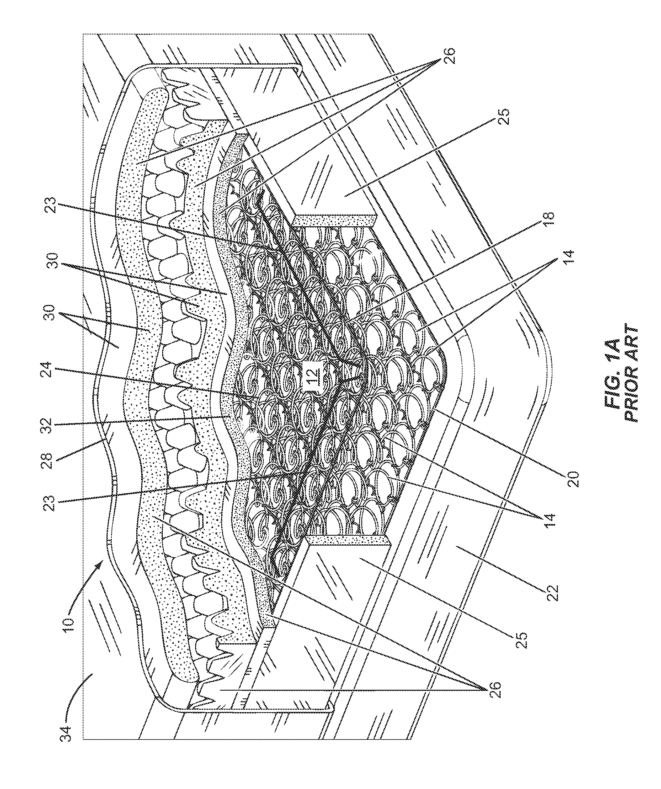 All-foam mattress assemblies with foam engineered cores having thermoplastic and thermoset materials, and related assemblies and methods