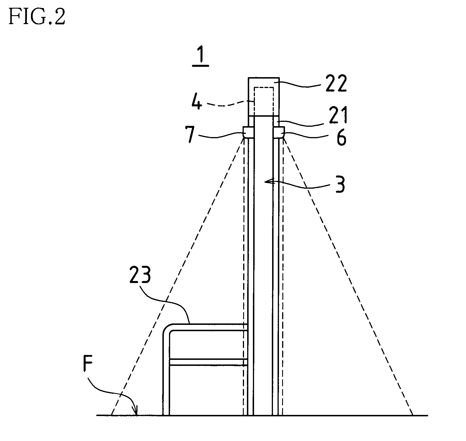 Door sensor and door equipped with such door sensor