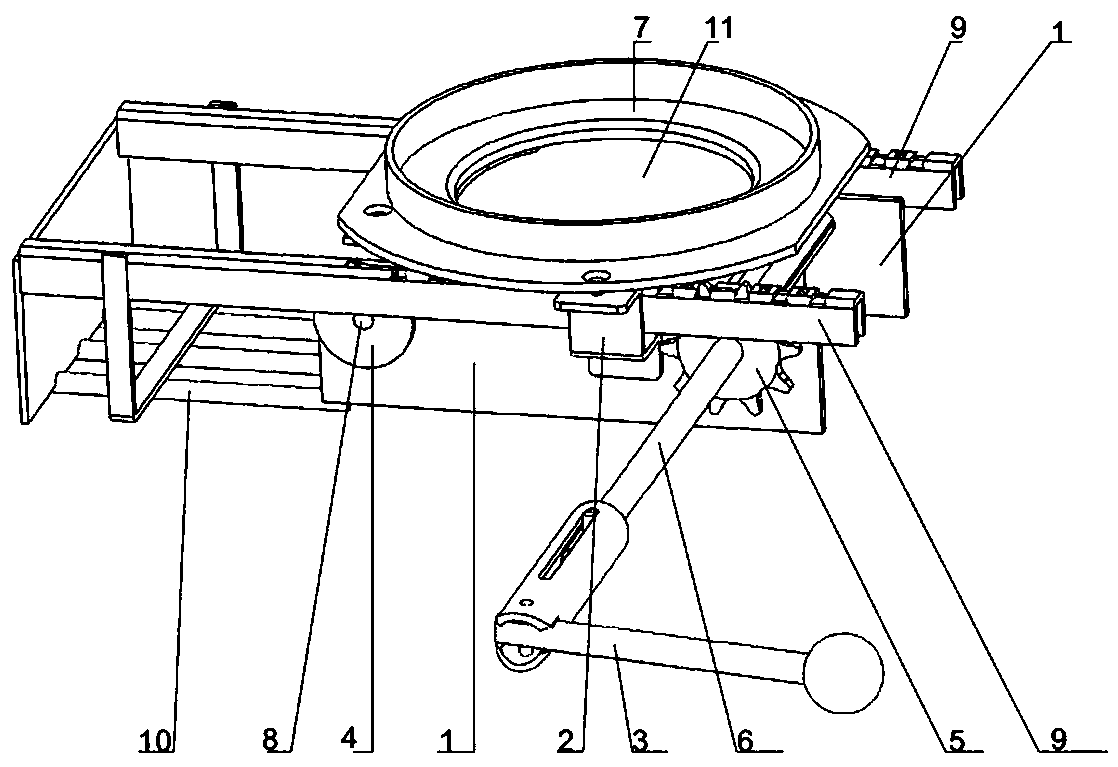 Integrated furnace bridge for sealing and discharging coal for household briquette furnace