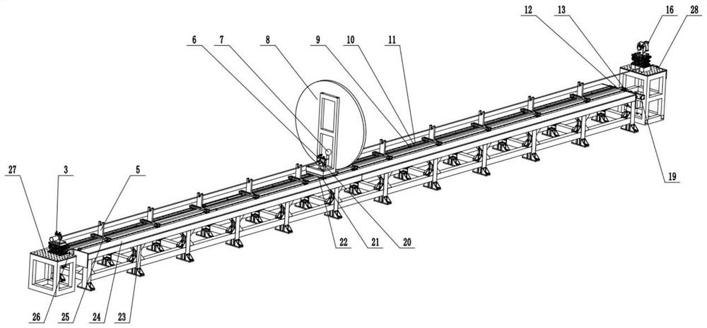 Horizontal liquid level meter detection and calibration device