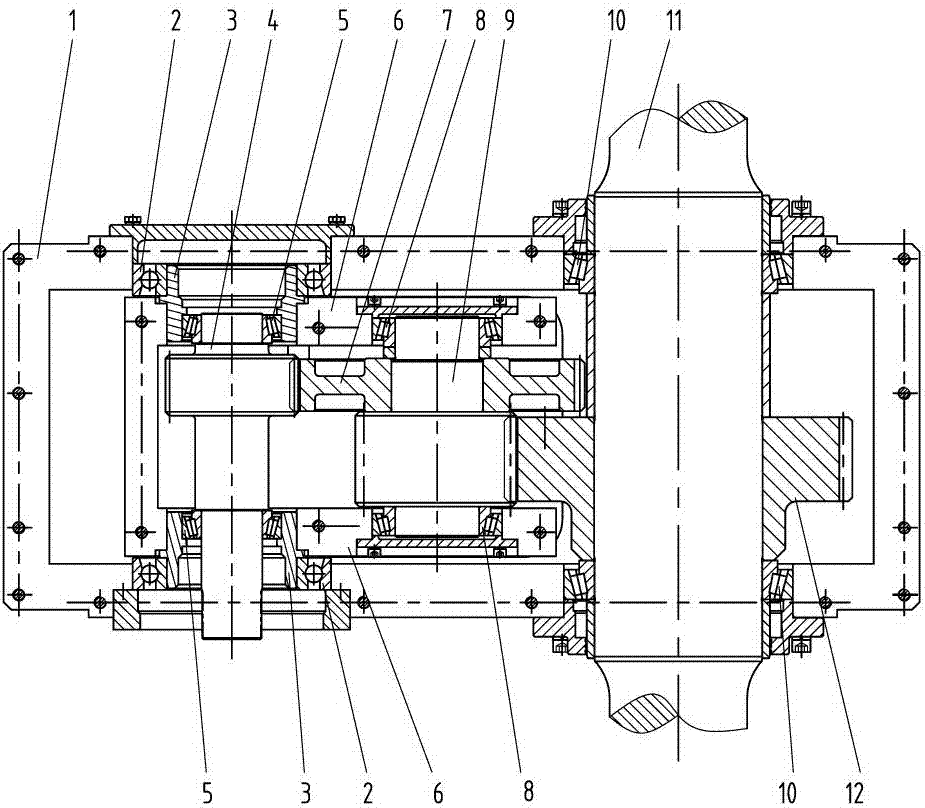 Gearbox with shift mechanism