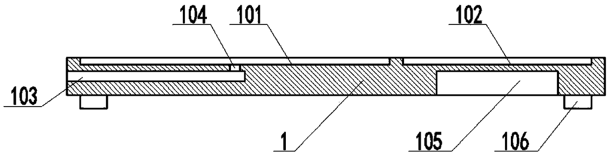 Stone tea tray and manufacturing method thereof