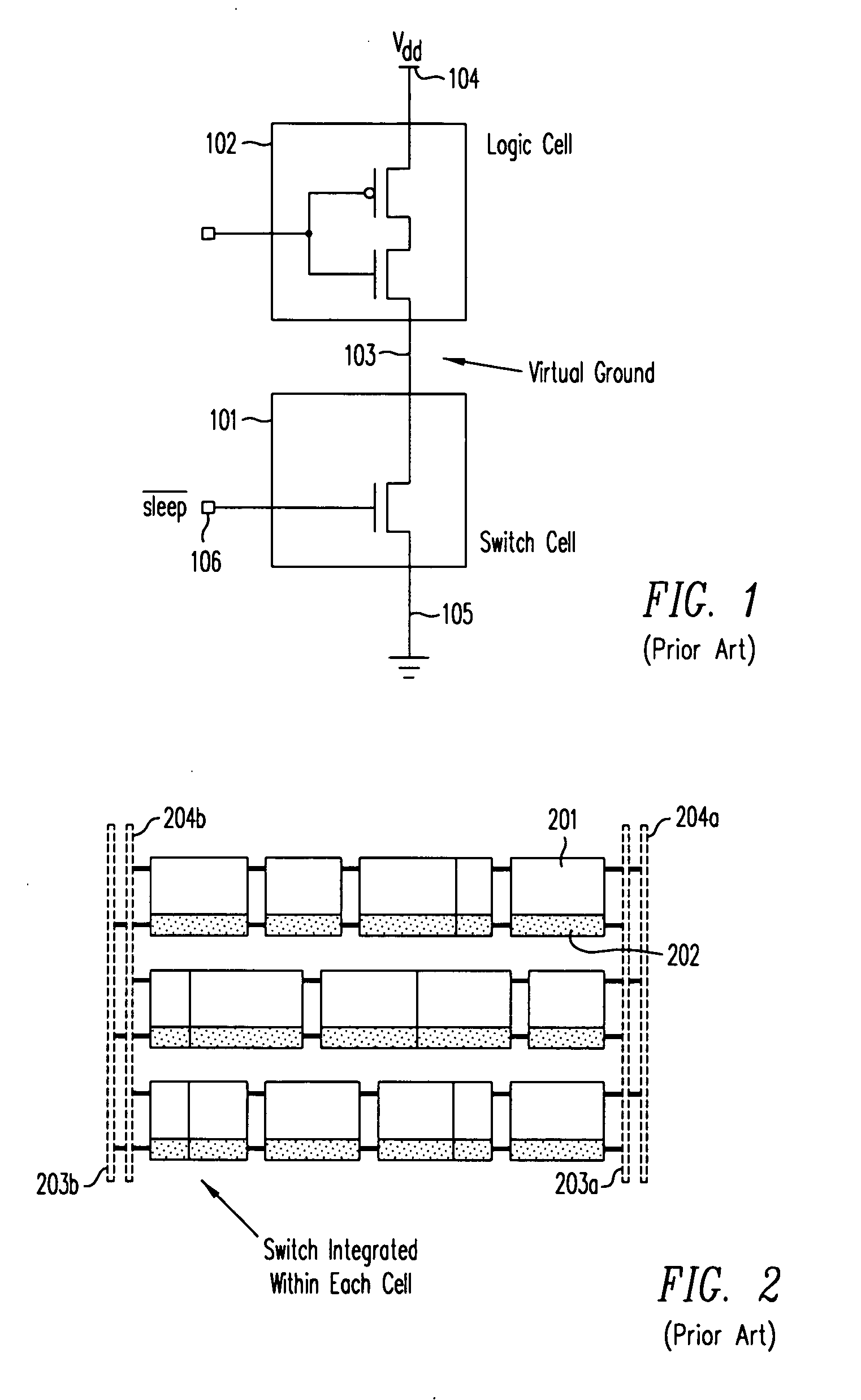 Design method and architecture for power gate switch placement and interconnection using tapless libraries