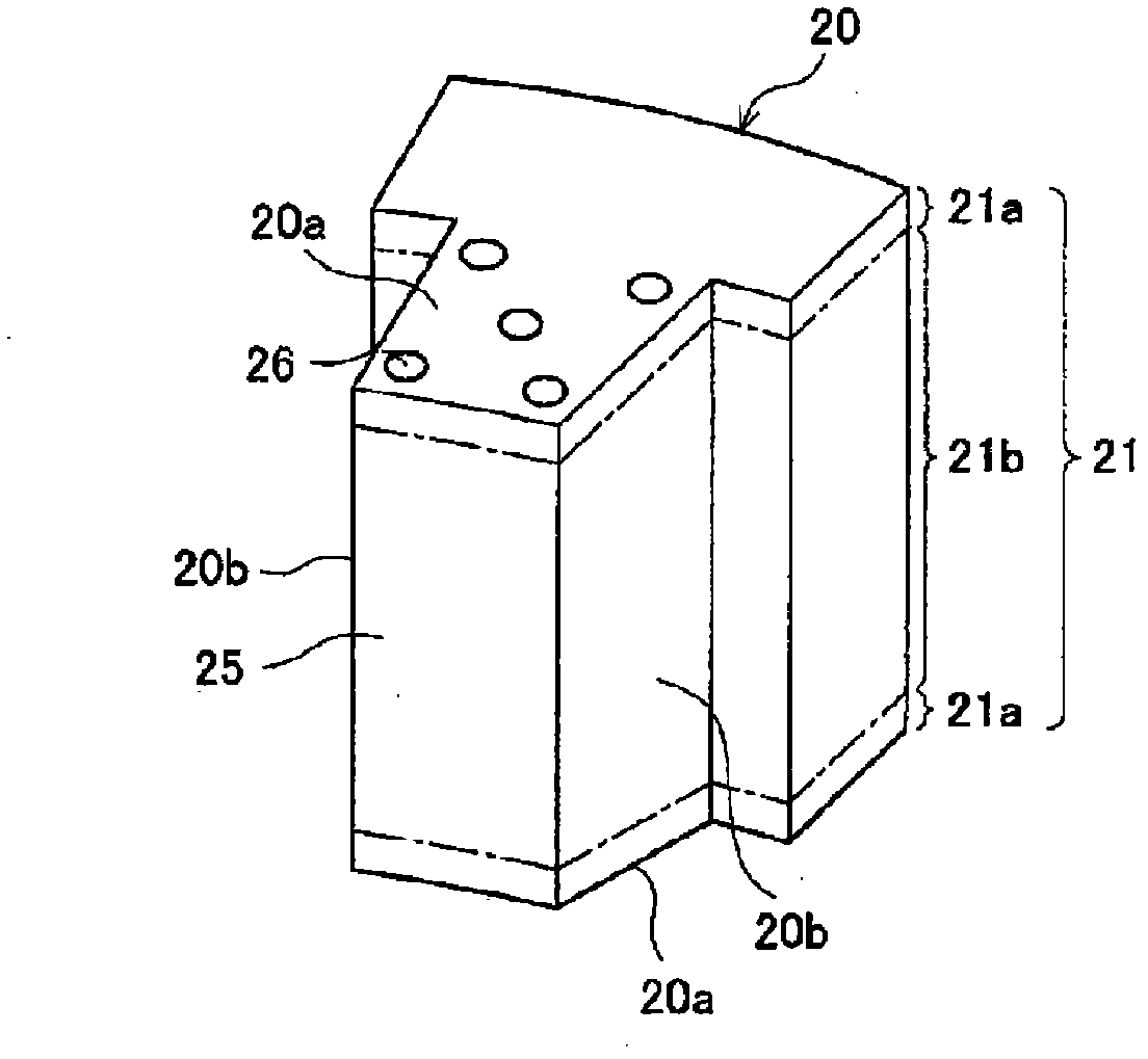 Split stator and manufacturing method therefor