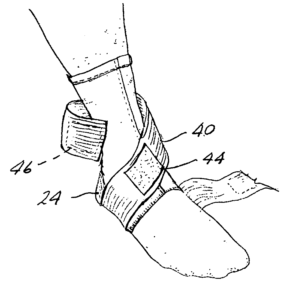 Heel lock ankle support