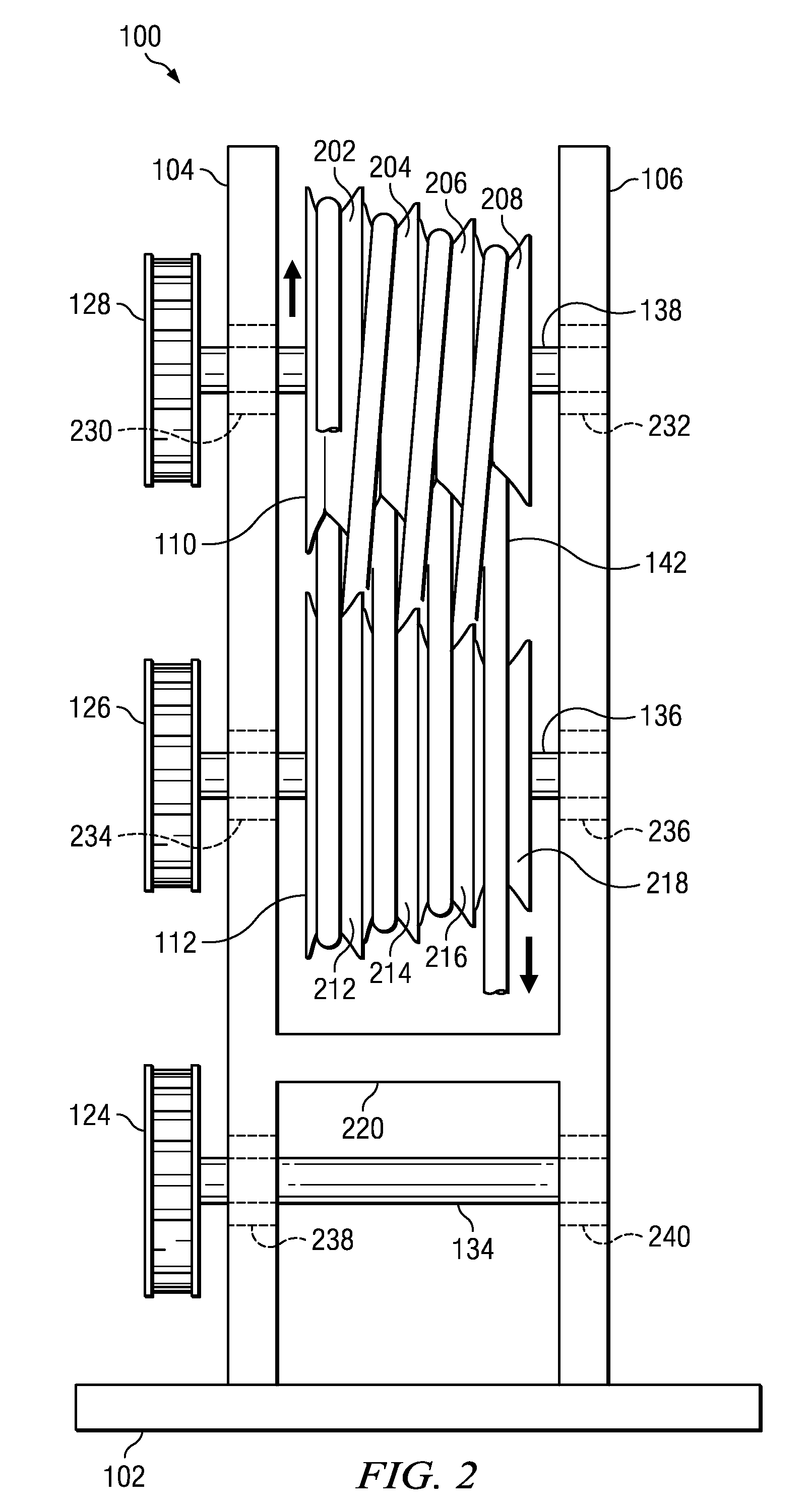 Drive Head Assembly for a Fluid Conveyor System