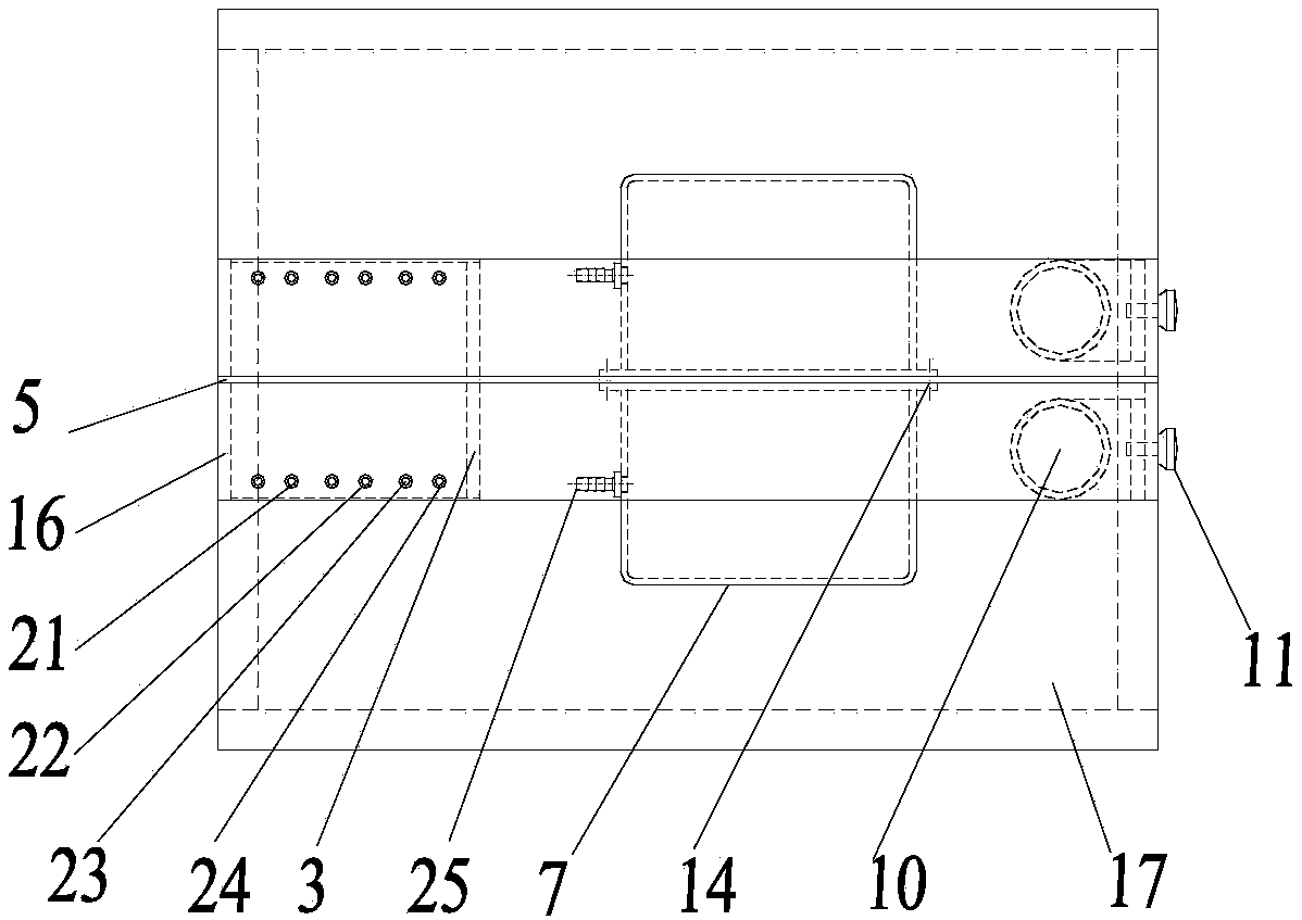 Hydro-static pressure experiment teaching device and measuring method