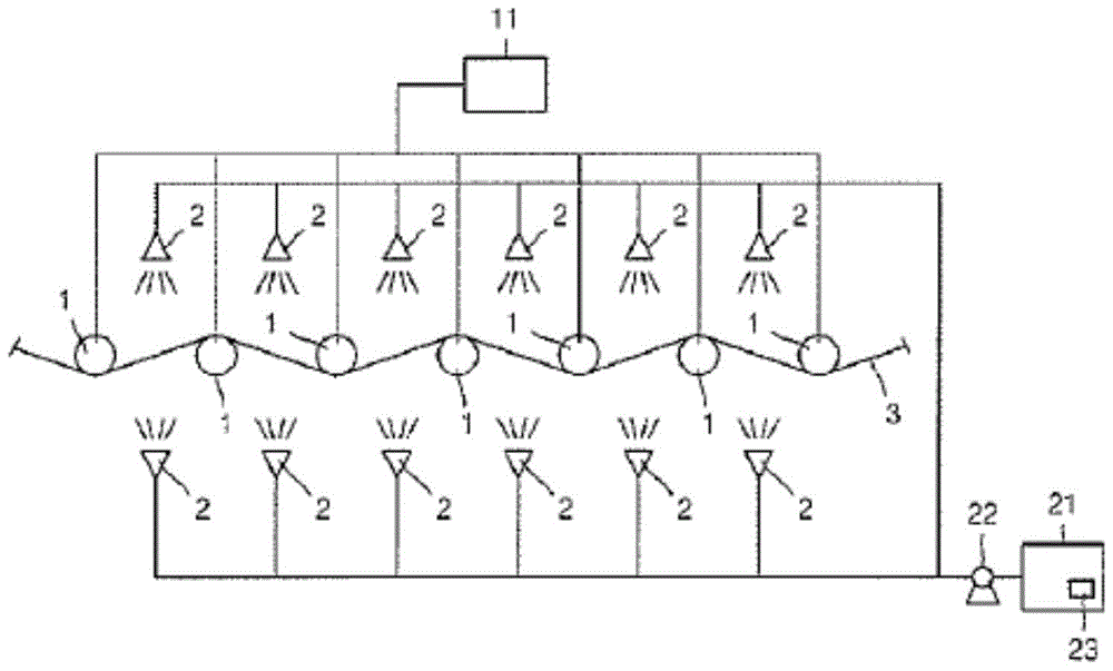 Continuous plating device