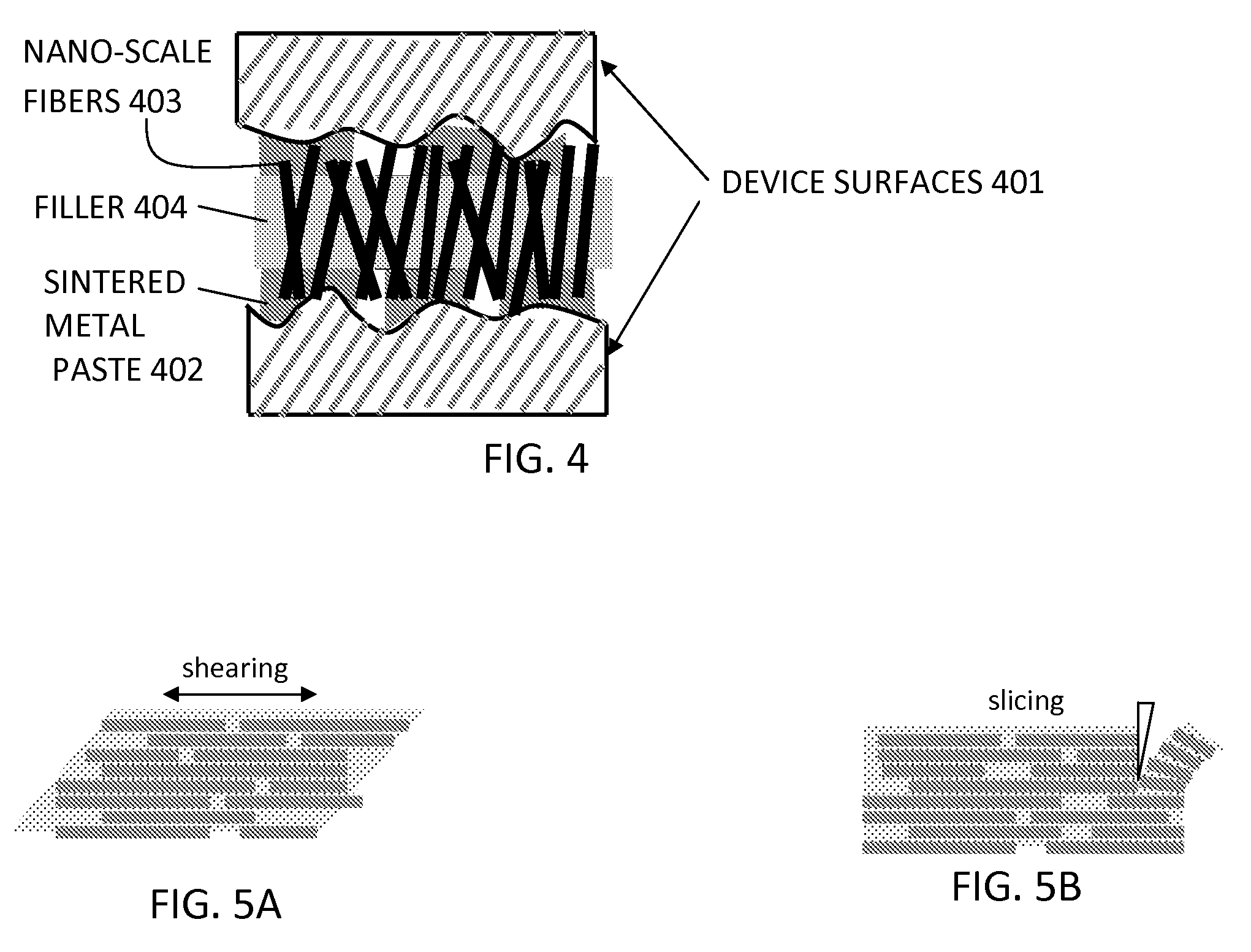 Composite thermal interface material system and method using nano-scale components