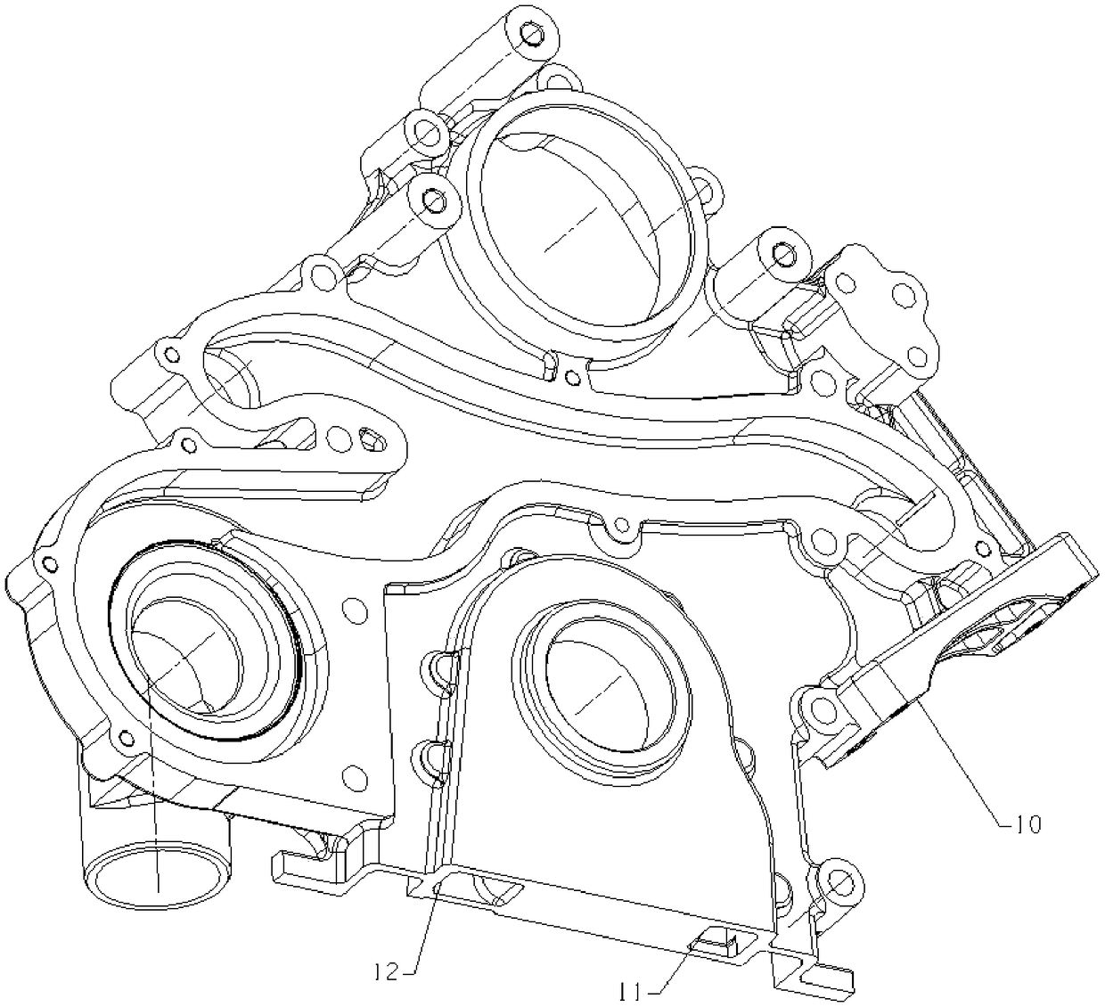 Integrated gear chamber