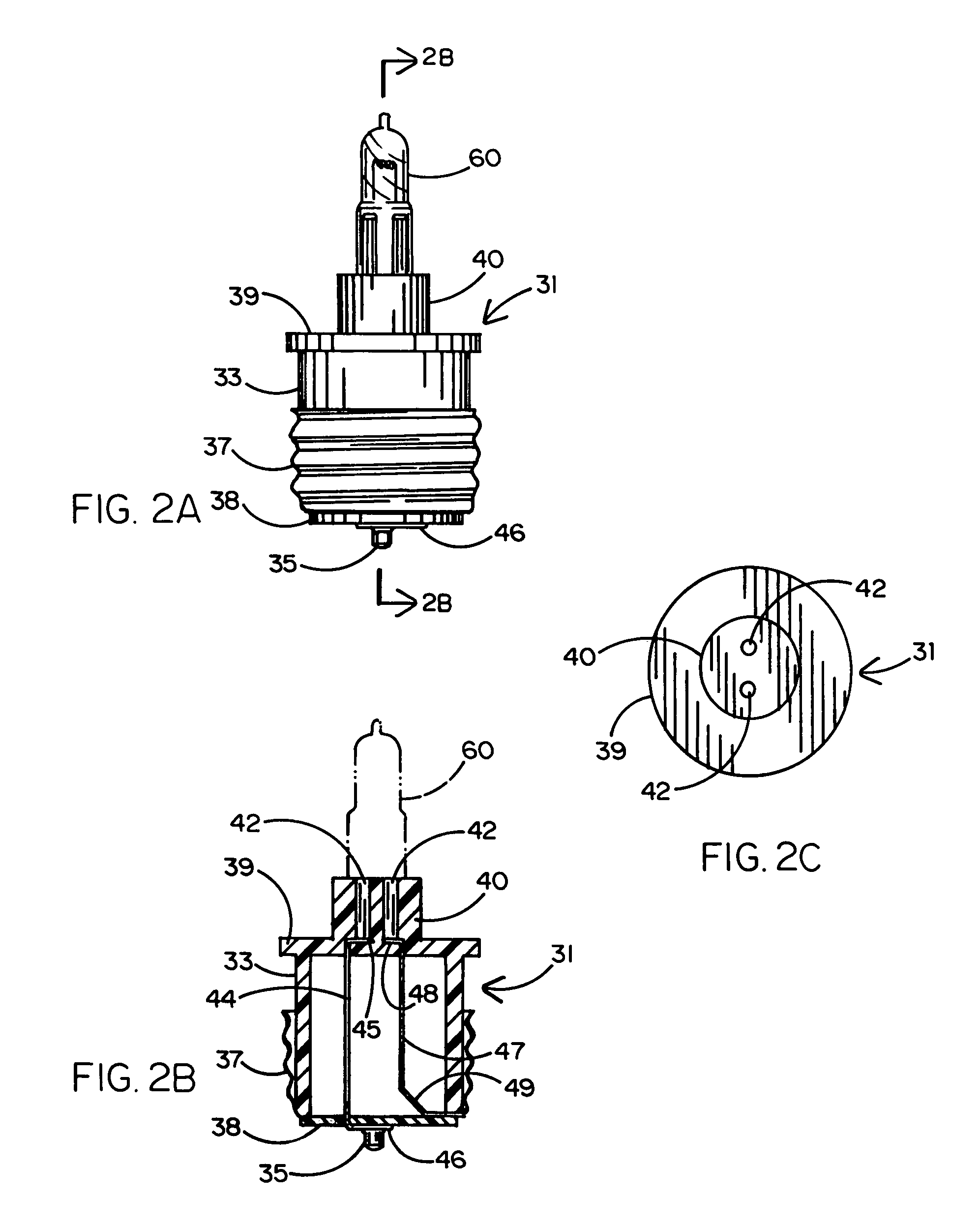 Adapter for connecting a low voltage light bulb to a standard electrical light socket