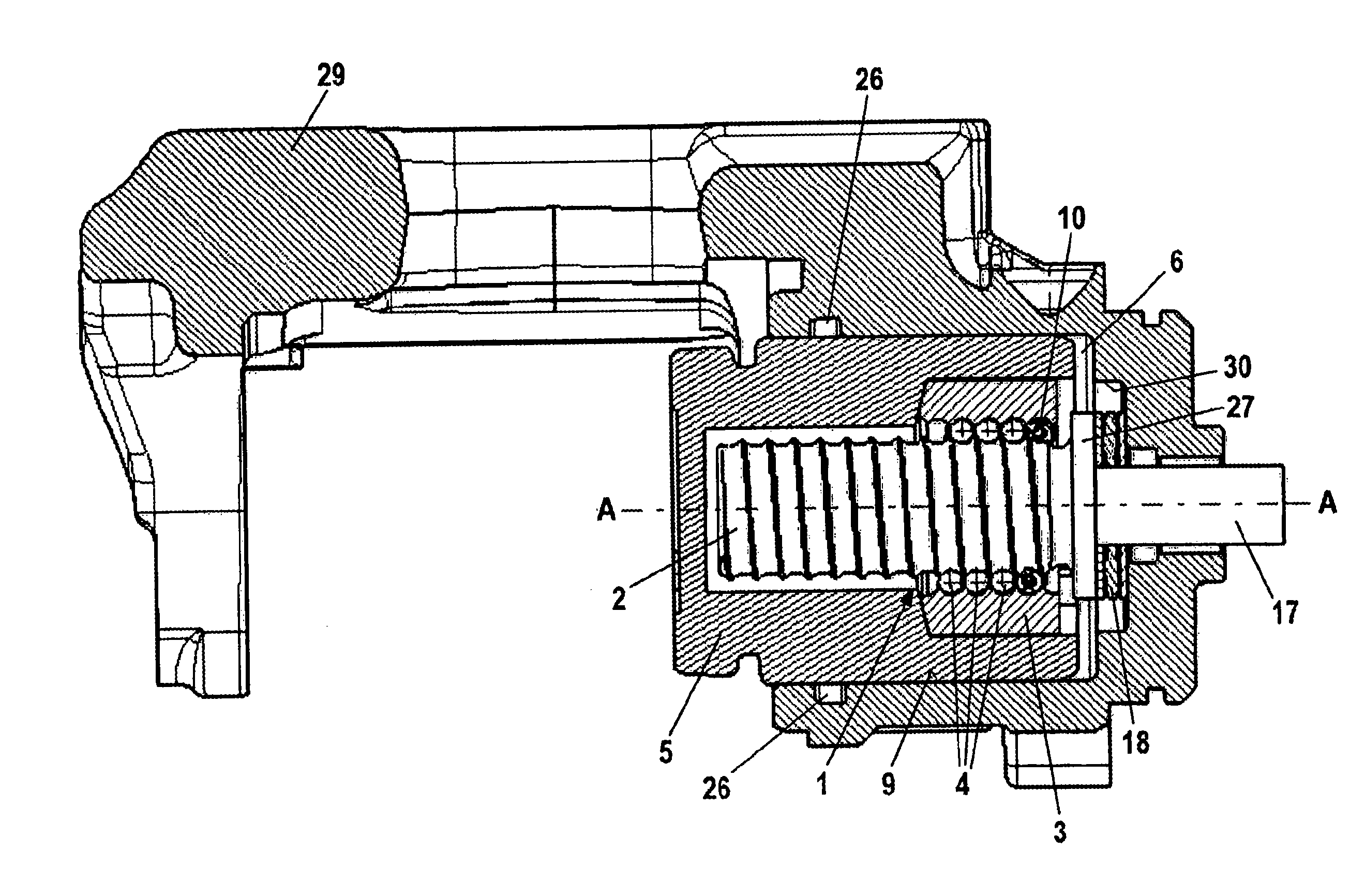 Combined Vehicle Brake With Electromechanically Operable Parking Brake and Gear For Converting A Rotary Movement Into A Translational Movement