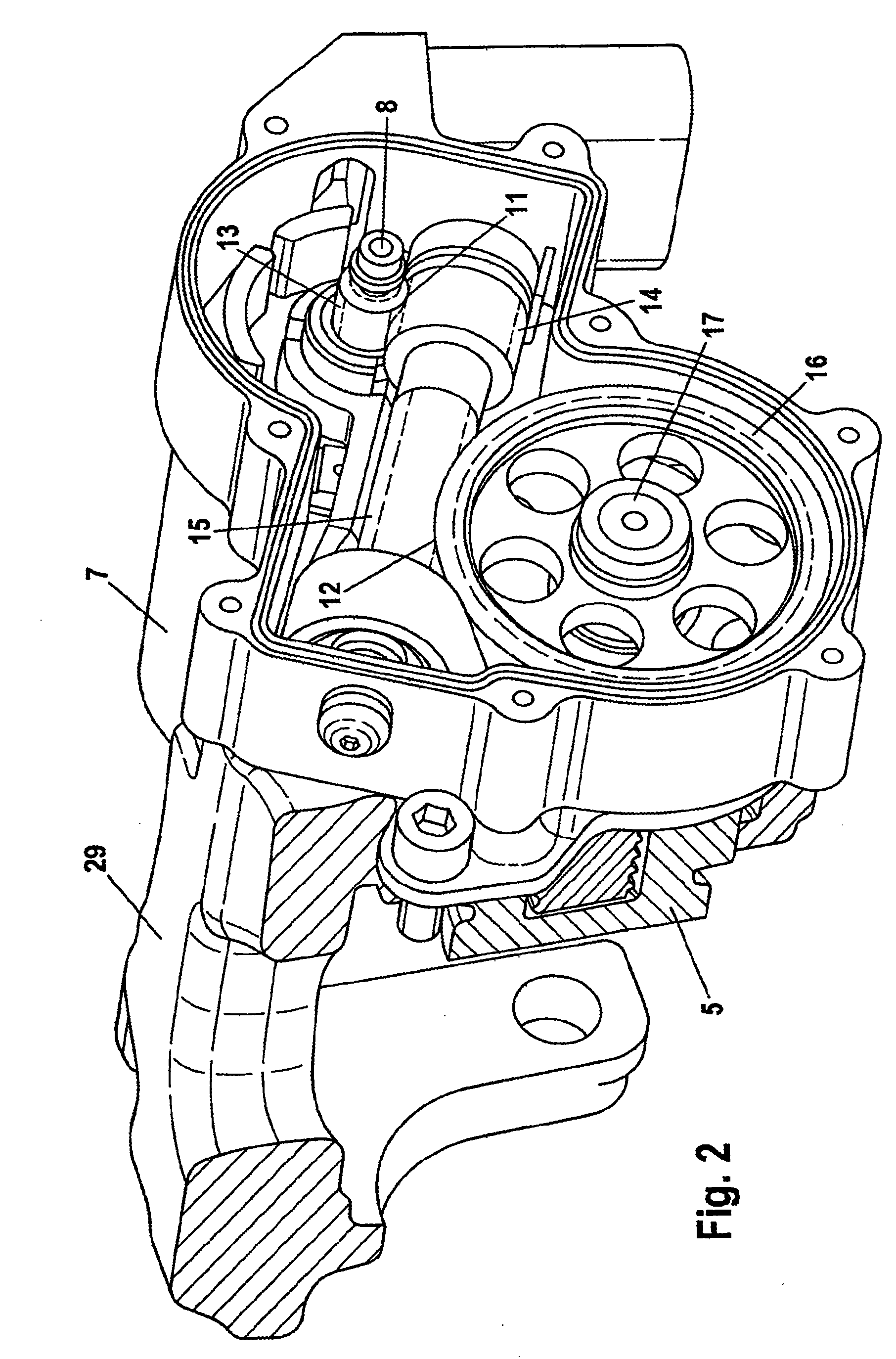 Combined Vehicle Brake With Electromechanically Operable Parking Brake and Gear For Converting A Rotary Movement Into A Translational Movement