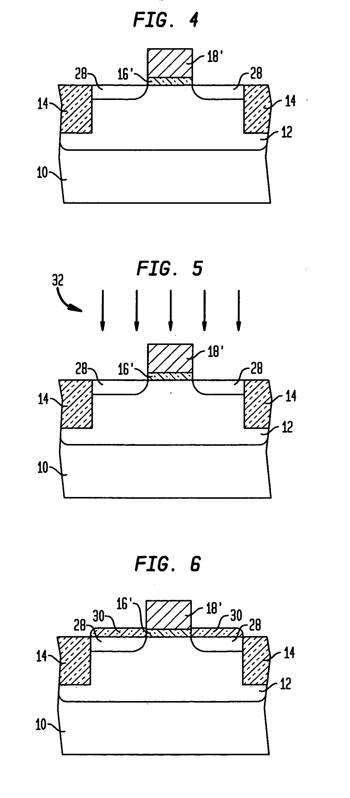 Opto-thermal annealing methods for forming metal gate and fully silicided gate field effect transistors
