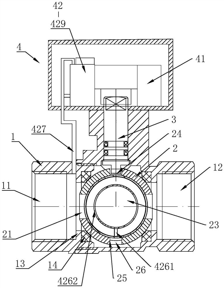 A high sealing wear-resistant ball valve