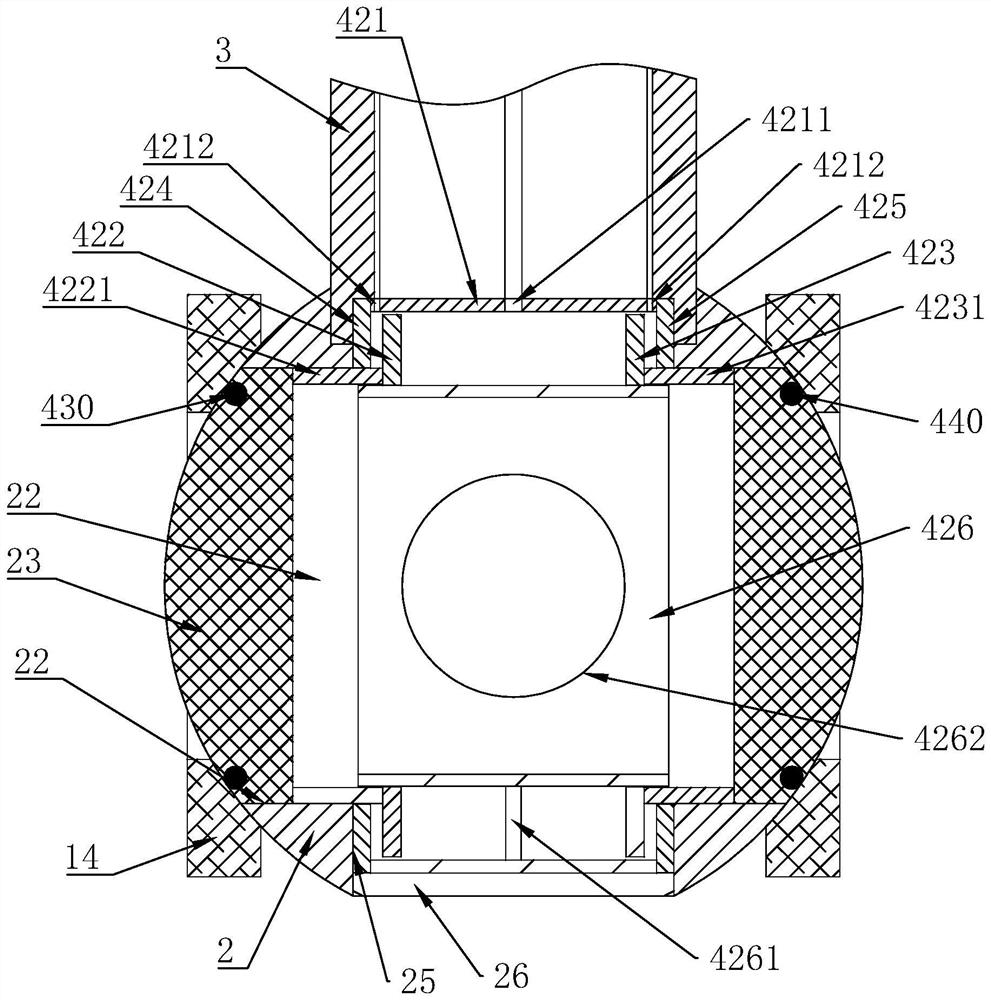 A high sealing wear-resistant ball valve