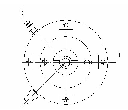 Device for testing material property of hemiconical block of air valve