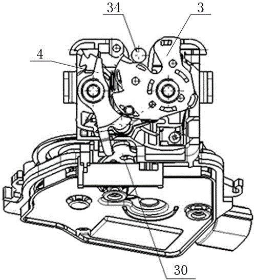 Tail door lock assembly